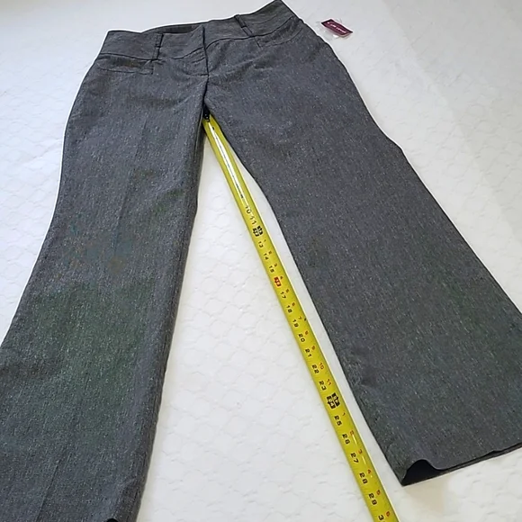 Grey Low Rise Bootcut Pants - Picture 7 of 14